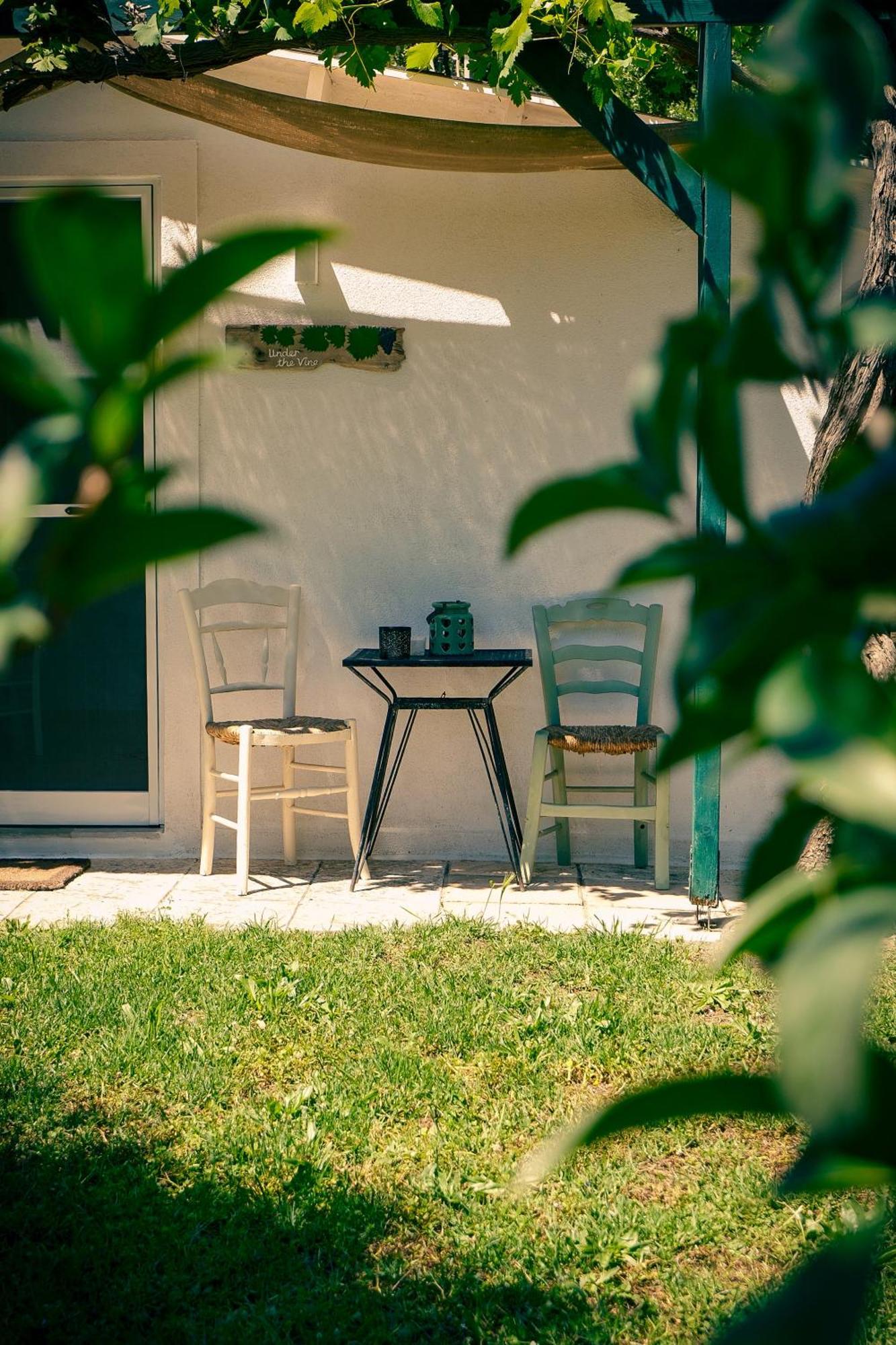 Апартаменты Under The Vine Garden House Platanion Экстерьер фото